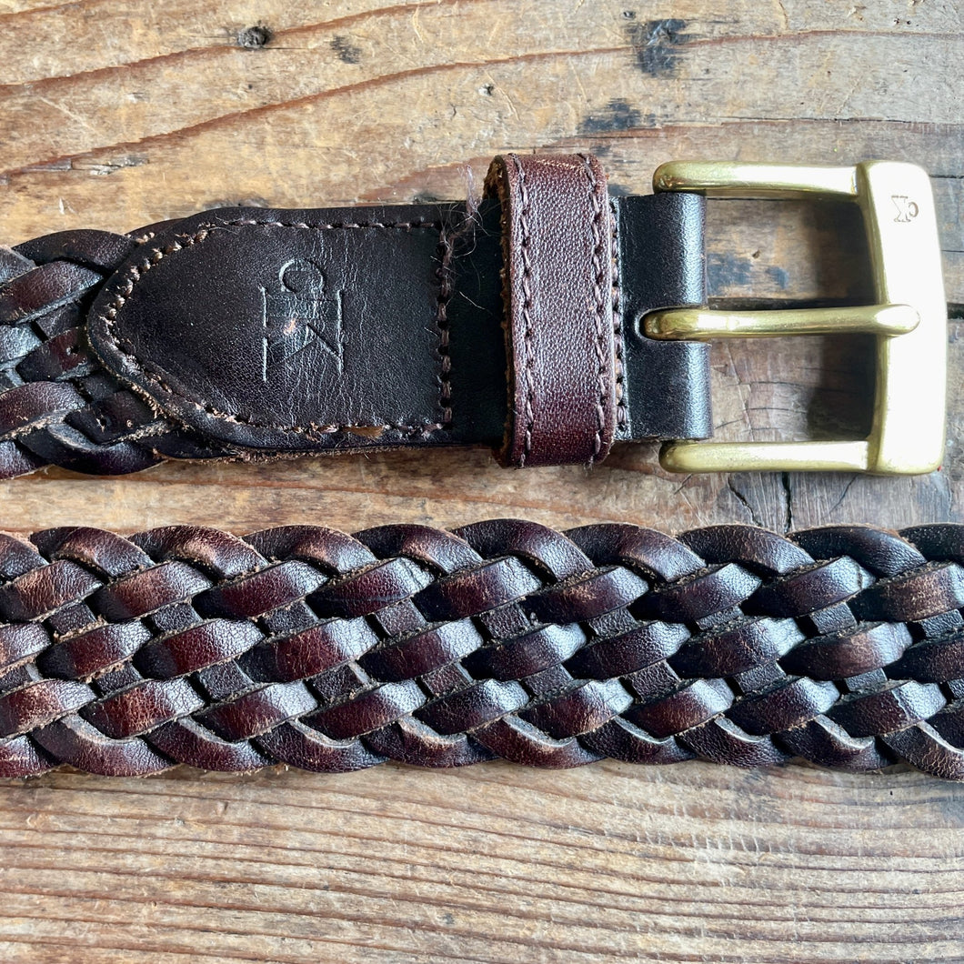 Braided belt for woman Made in Italy