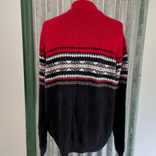 Load image into Gallery viewer, 1990&#39;s Chaps Red Blue White Vintage Cotton Jumper Pullover Buttons Sz XL - OOAK - Phoenix Menswear