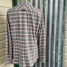 Load image into Gallery viewer, 1990&#39;s Diesel Check Red Turquoise Yellow L/S Shirt Button Down Cotton Sz XL - OOAK - Phoenix Menswear