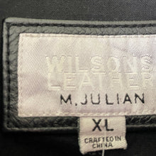 Load image into Gallery viewer, 1990&#39;s Heavy Vintage Leather Black Biker Jacket Dragon Patch Sz XL - OOAK - Phoenix Menswear