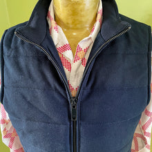 Load image into Gallery viewer, 1990&#39;s Men&#39;s Navy Blue Zara Vest Zip Sz M - OOAK - Phoenix Menswear