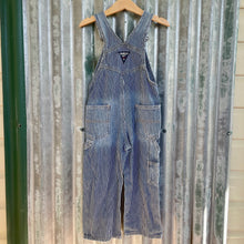 Load image into Gallery viewer, 1990&#39;s Pinstripe Oshkosh Vintage Kid&#39;s Blue Denim Long Overalls Sz 3T - OOAK - Phoenix Menswear