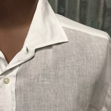 Load image into Gallery viewer, 1990&#39;s Ralph Lauren Purple Label White Linen L/S Shirt Sz XXL - OOAK - Phoenix Menswear