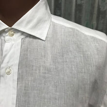 Load image into Gallery viewer, 1990&#39;s Ralph Lauren Purple Label White Linen L/S Shirt Sz XXL - OOAK - Phoenix Menswear