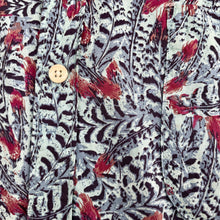 Load image into Gallery viewer, 1990&#39;s Scotch &amp; Soda Red Blue White Feather Design Amsterdam L/S Sz XL - OOAK - Phoenix Menswear