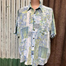 Load image into Gallery viewer, 1990&#39;s Vintage Abstract Pastel S/S Shirt Sz XXL - OOAK - Phoenix Menswear