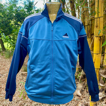 Load image into Gallery viewer, 1990&#39;s Vintage Adidas Track Top Light Jacket Blue White Sz S - OOAK - Phoenix Menswear