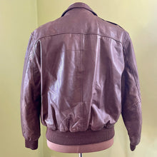 Load image into Gallery viewer, 1990&#39;s Vintage Aviator Bomber Leather Jacket Soft Brown Boeing Sz L - OOAK - Phoenix Menswear