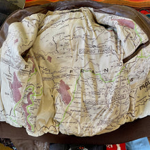 Load image into Gallery viewer, 1990&#39;s Vintage Aviator Bomber Leather Jacket Soft Brown Boeing Sz L - OOAK - Phoenix Menswear