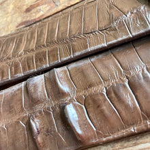 Load image into Gallery viewer, 1990&#39;s Vintage Brown Crocodile Leather Belt Sz M - OOAK - Phoenix Menswear