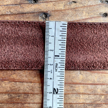 Load image into Gallery viewer, 1990&#39;s Vintage Brown Suede Belt Removable Brass Buckle Sz M - OOAK - Phoenix Menswear