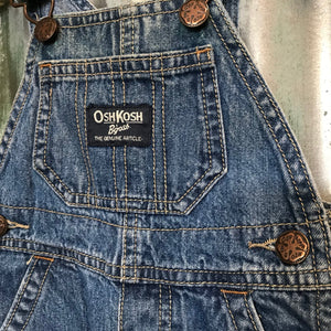 1990's Vintage Children's Oshkosh Denim Overalls Sz 6 Months - OOAK - Phoenix Menswear