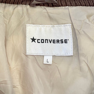 1990's Vintage Converse Bomber Jacket Brown Sz L - OOAK - Phoenix Menswear