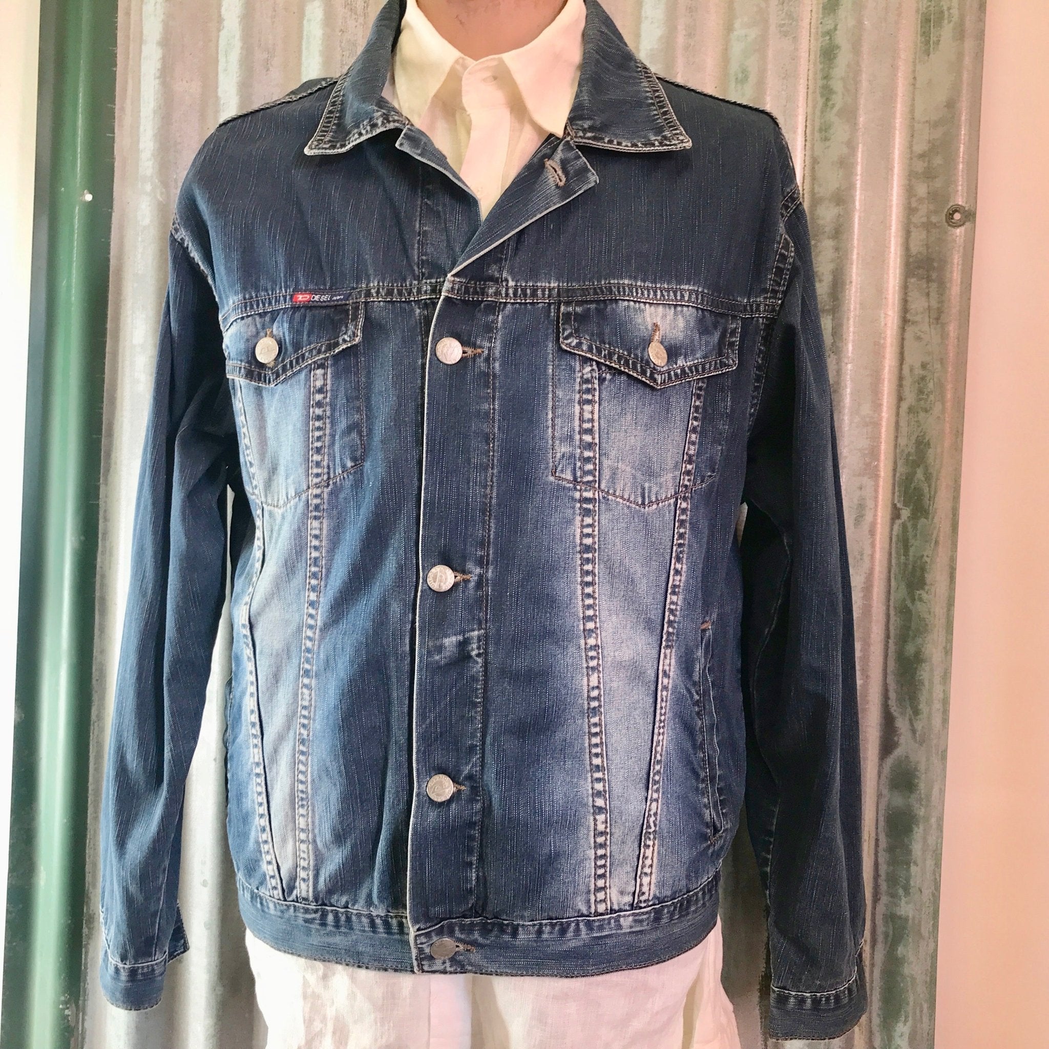 Vintage diesel outlet denim jacket