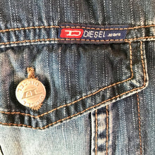 Load image into Gallery viewer, 1990&#39;s Vintage Diesel Denim Jacket Blue Sz L - OOAK - Phoenix Menswear