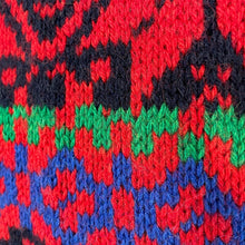 Load image into Gallery viewer, 1990&#39;s Vintage Eddie Bauer Jumper Red Black Blue Green Wool Blend Made in USA Sz XL - OOAK - Phoenix Menswear