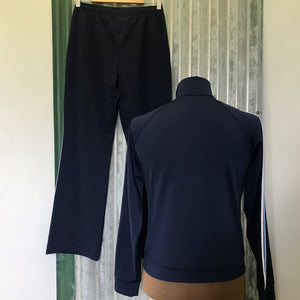 1990's Vintage Fila Track Suit Top and Bottom Navy Sz S - OOAK - Phoenix Menswear