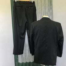Load image into Gallery viewer, 1990&#39;s Vintage Grey Pinstripe Wool Blend Suit Sz M/32 - OOAK - Phoenix Menswear