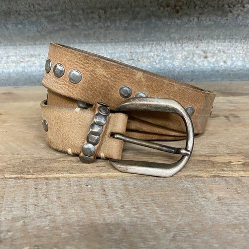 1990's Vintage Leather Belt Sz XL - OOAK - Phoenix Menswear