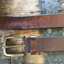 Load image into Gallery viewer, 1990&#39;s Vintage Leather Belt Sz XXL - OOAK - Phoenix Menswear