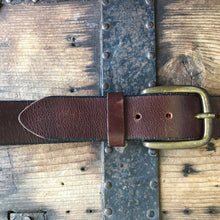 Load image into Gallery viewer, 1990&#39;s Vintage Leather Belt Sz XXL - OOAK - Phoenix Menswear