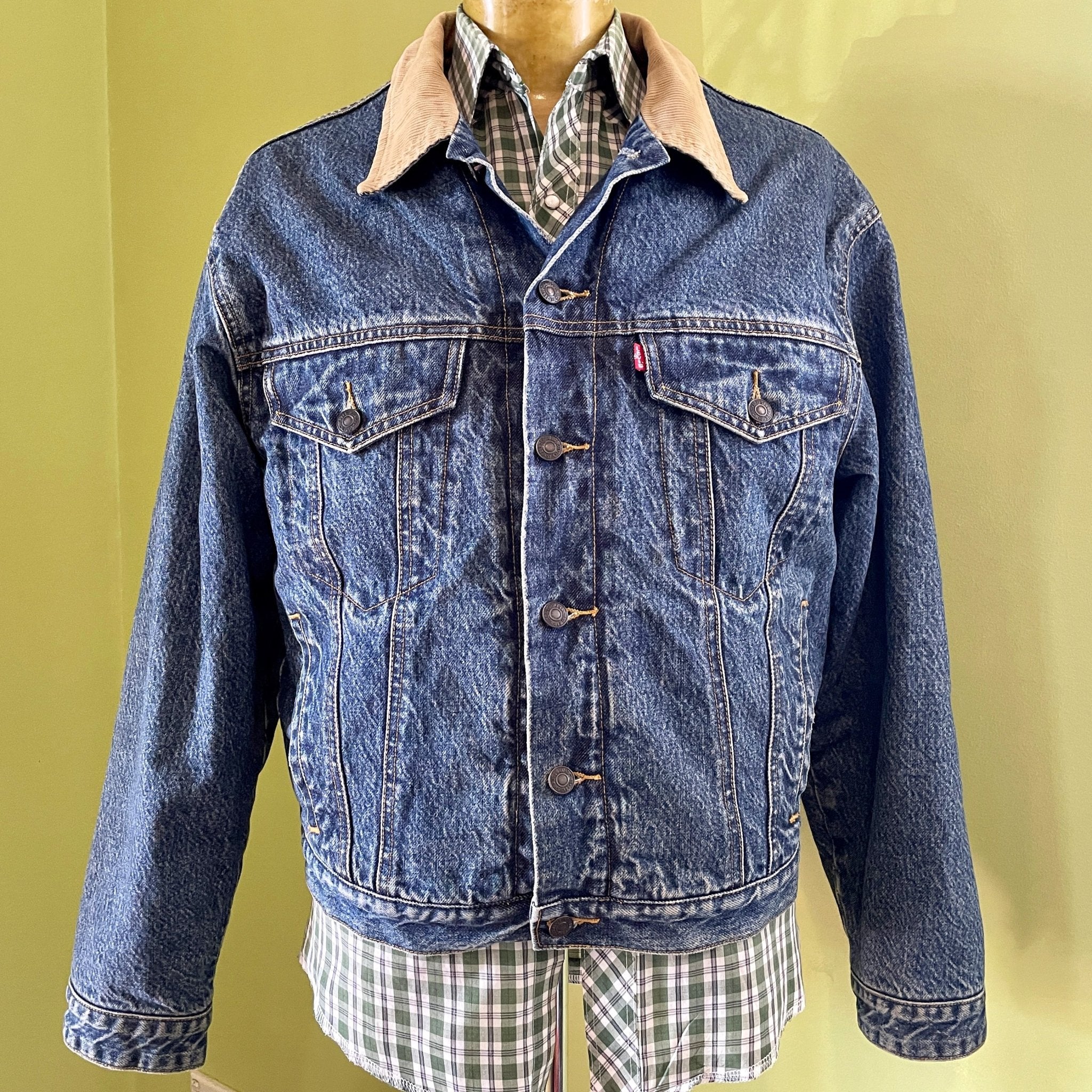 Levis denim jacket corduroy collar shop