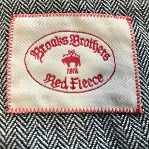 1990's Vintage Men's Brooks Brothers Blazer Houndstooth Grey Sz L - New - OOAK - Phoenix Menswear