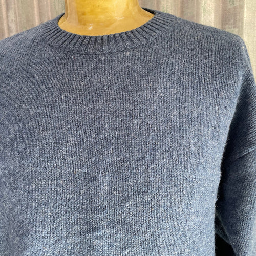 1990's Vintage Navy Pendleton Wool Jumper Sz XL - OOAK - Phoenix Menswear
