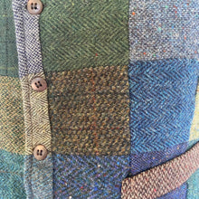 Load image into Gallery viewer, 1990&#39;s Vintage Patchwork Wool Tweed Vest Sz M - OOAK - Phoenix Menswear