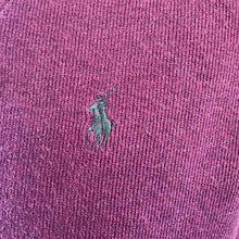 Load image into Gallery viewer, 1990&#39;s Vintage Polo Ralph Lauren Purple Cotton Jumper Pullover Sz L - OOAK - Phoenix Menswear