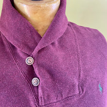 Load image into Gallery viewer, 1990&#39;s Vintage Polo Ralph Lauren Purple Cotton Jumper Pullover Sz L - OOAK - Phoenix Menswear