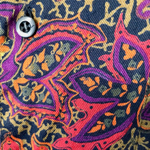 Load image into Gallery viewer, 1990&#39;s Vintage Purple Paisley L/S Shirt Sz XL - OOAK - Phoenix Menswear