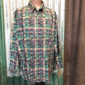 1990's Vintage Shirt L/S Sz XXL - OOAK - Phoenix Menswear