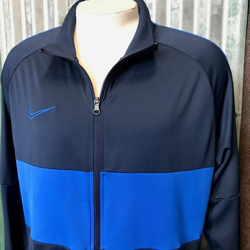 1990's Vintage Two Tone Blue Track Top Jacket Sz XL - OOAK - Phoenix Menswear