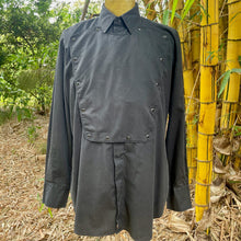Load image into Gallery viewer, 1990&#39;s Vintage Western Army Bib L/S Shirt Black Sz L - OOAK - Phoenix Menswear