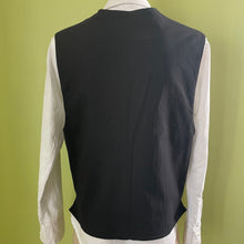 Load image into Gallery viewer, 1990s Vintage Women&#39;s Black Burgundy Floral Embroidered Cotton Vest Green Yellow Toggles Sz M - OOAK - Phoenix Menswear