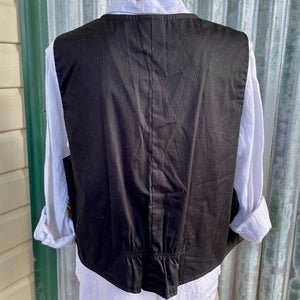 1990's Vintage Women's Guatemalan Embroidered Turtle Cotton Vest Sz M - OOAK - Phoenix Menswear