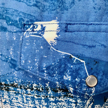 Load image into Gallery viewer, 1990&#39;s Vintage Wrangler Western L/S Shirt Eagle Print Blue Sz L - OOAK - Phoenix Menswear