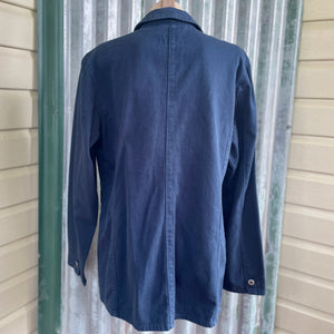 1990's Woman's Vintage Denim Jacket Beaded Shoulder Patches Sz S - OOAK - Phoenix Menswear