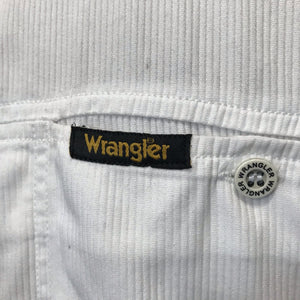 1990's Wrangler S/S White Medium Cotton Shirt Sz M - OOAK - Phoenix Menswear