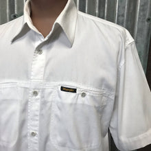 Load image into Gallery viewer, 1990&#39;s Wrangler S/S White Medium Cotton Shirt Sz M - OOAK - Phoenix Menswear