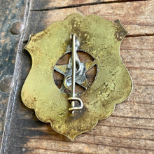 Load image into Gallery viewer, 1950s Vintage Brass Santa Fe Conductor&#39;s Pin Badge - OOAK - Phoenix Menswear