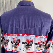 Load image into Gallery viewer, 1980&#39;s Vintage American Eagle L/S Shirt Red White Blue Sz XL - OOAK - Phoenix Menswear