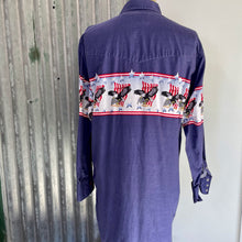 Load image into Gallery viewer, 1980&#39;s Vintage American Eagle L/S Shirt Red White Blue Sz XL - OOAK - Phoenix Menswear