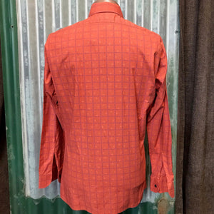 1970's Orange Vintage L/S Shirt Sz M - OOAK - Phoenix Menswear
