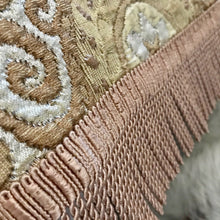 Load image into Gallery viewer, 1970&#39;s Vintage Bed Cover Gold Medallion Fringed Queen / Double Bed Blanket - OOAK - Phoenix Menswear