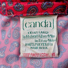 Load image into Gallery viewer, 1970&#39;s Vintage Dressing Gown Smoking Jacket Burgundy Paisley Made in the UK Sz XL - OOAK - Phoenix Menswear