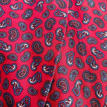 Load image into Gallery viewer, 1970&#39;s Vintage Dressing Gown Smoking Jacket Burgundy Paisley Made in the UK Sz XL - OOAK - Phoenix Menswear