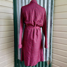 Load image into Gallery viewer, 1970&#39;s Vintage Dressing Gown Smoking Jacket Burgundy Paisley Made in the UK Sz XL - OOAK - Phoenix Menswear