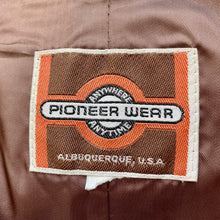 Load image into Gallery viewer, 1970s Vintage Leather Vest Brown Pockets Albuquerque USA Sz XL - OOAK - Phoenix Menswear